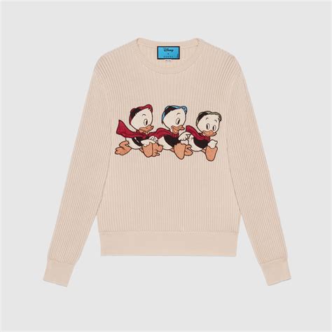 gucci donald duck cardigan|Gucci Disney x Donald Duck cotton wool sweater .